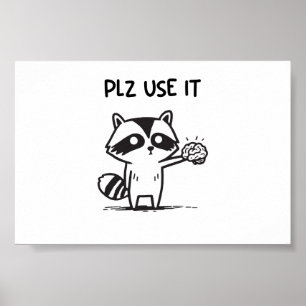 Poster Use-O - Sarcástico Racion Engraçado