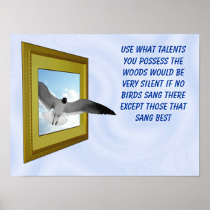 POSTER USE-SE QUE TALENTOS VOCÊ POSSESS-POSTER