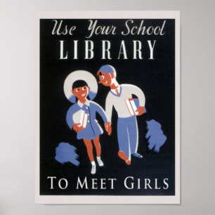 Póster Use sua biblioteca