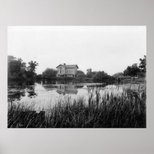 Poster Usina Antiga na Estação Ferroviária