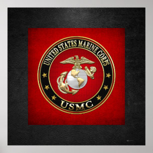 Poster USMC EGA [Edição Especial] [3D]