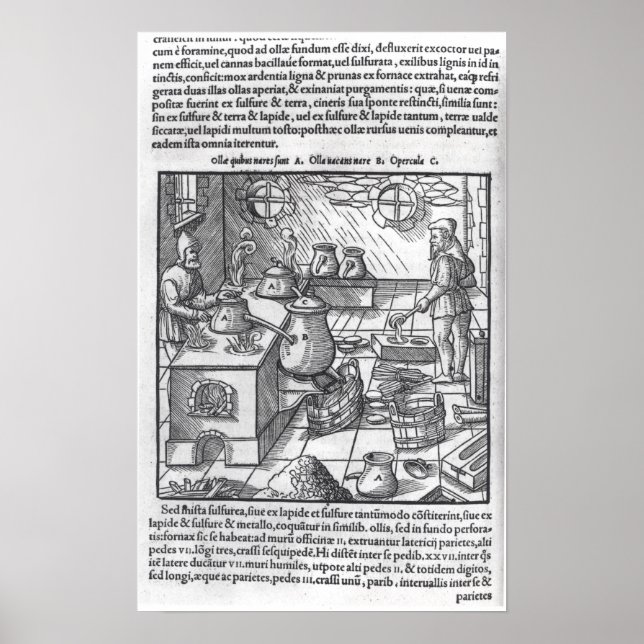 Póster Uso de enxofre (Frente)