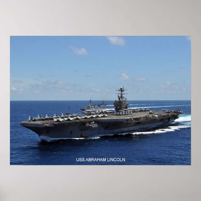 Poster USS Abraham Lincoln (Frente)