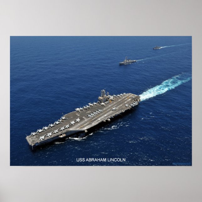 Póster USS Abraham Lincoln (Frente)