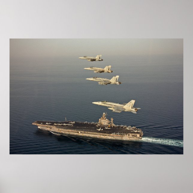 Poster USS Abraham Lincoln (CVN 72) (Frente)