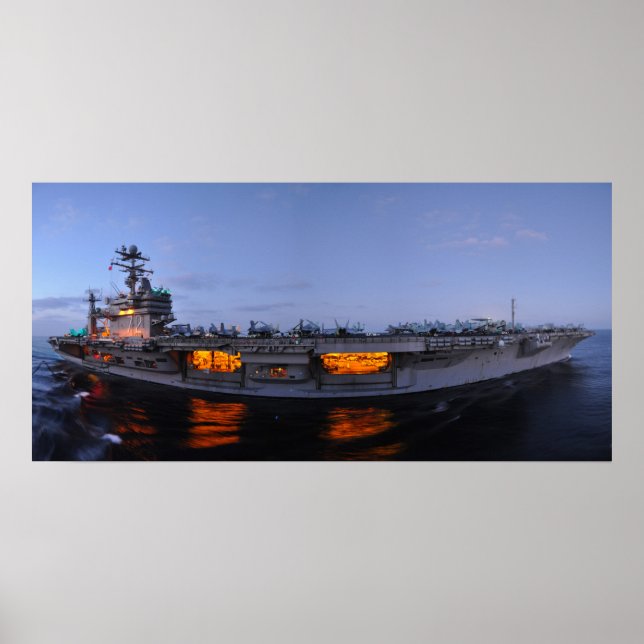 Poster USS Abraham Lincoln (CVN 72) (Frente)