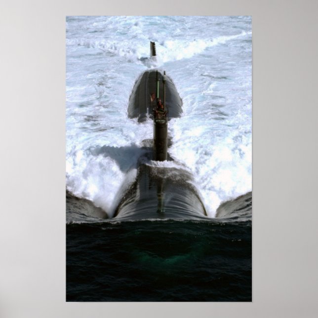 Poster USS Albany (SSN 753) (Frente)
