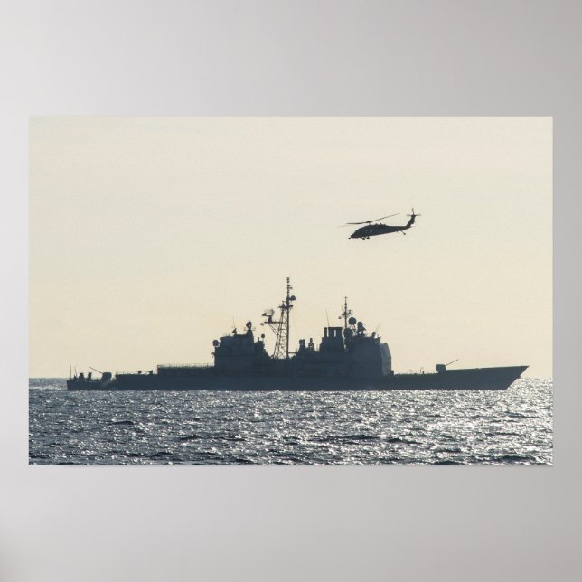 Poster USS Anzio (CG 68) (Frente)