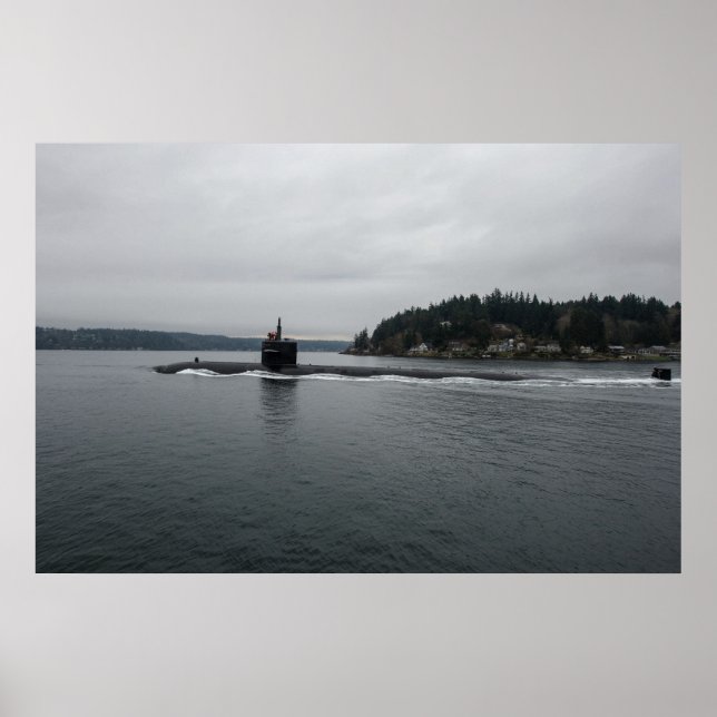 Póster USS Bremerton (SSN 698) (Frente)