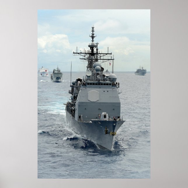 Póster USS Cape Rua George (CG 71) (Frente)
