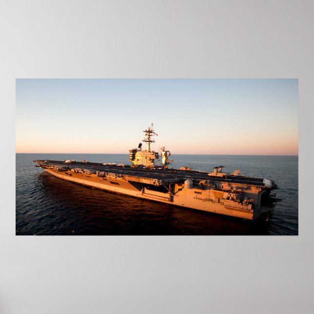 Poster USS Carl Visnon (CVN 70) (Frente)
