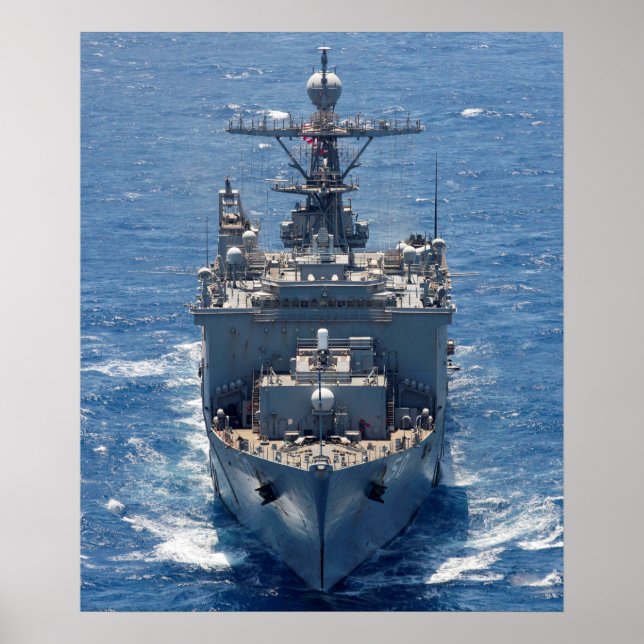 Poster USS Carter Hall (LSD 50) (Frente)