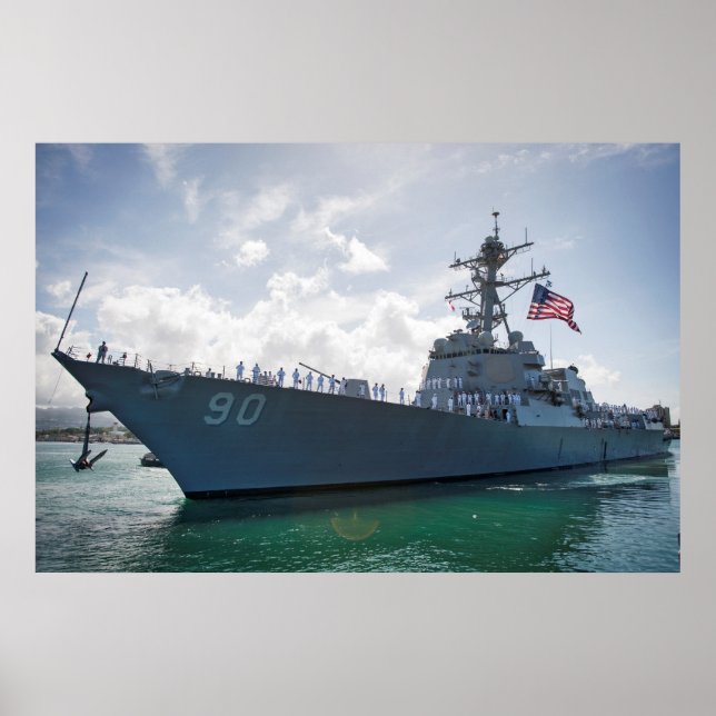 Póster USS Chafee (DDG 90) (Frente)