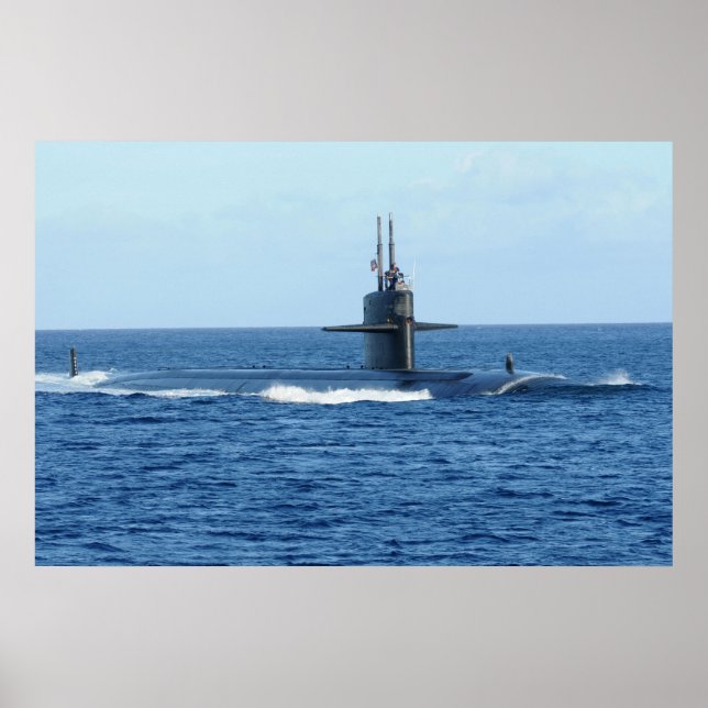 Póster USS Chicago (SSN 721) (Frente)