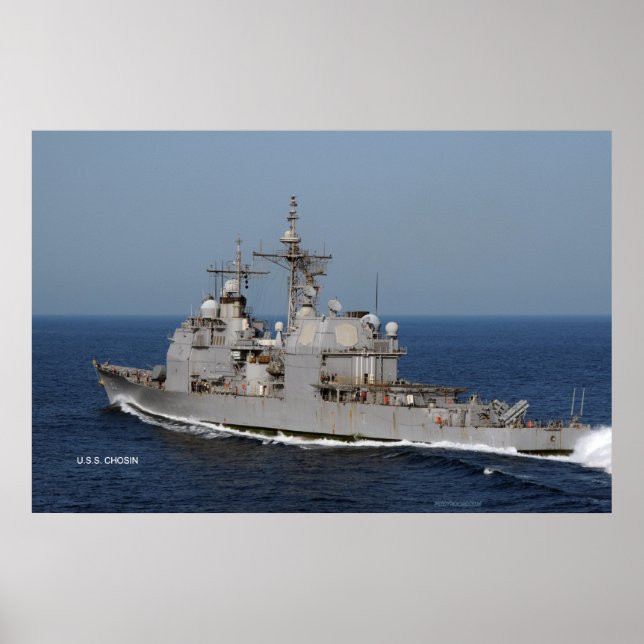 Póster USS Chosina (CG 65) (Frente)