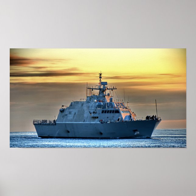 Poster USS Detroit (LCS-7) (Frente)