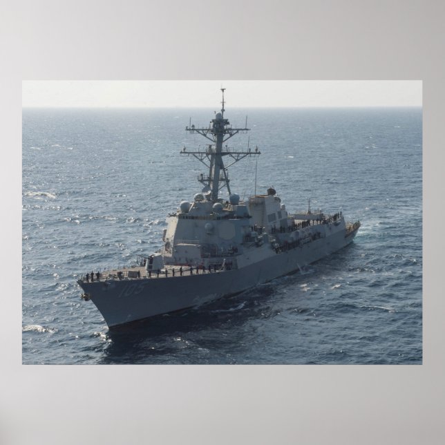 Poster USS Dewey (DDG 105) (Frente)