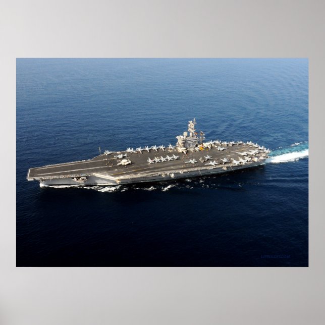 Póster USS Dwight D. Eisenhower (Frente)