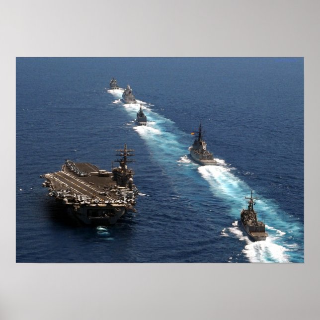 Póster USS Dwight D. Eisenhower (Frente)