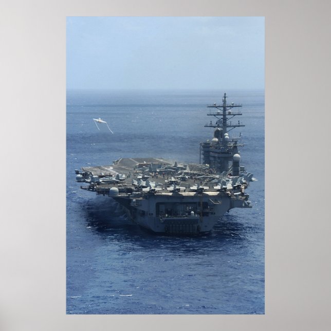 Poster USS Dwight D. Eisenhower (CVN 69) (Frente)