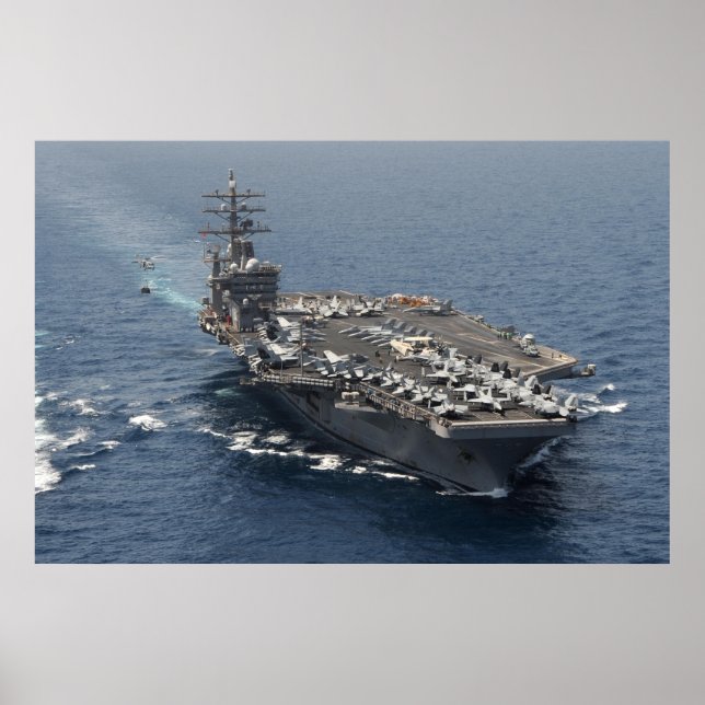 Poster USS Dwight D. Eisenhower (CVN 69) (Frente)