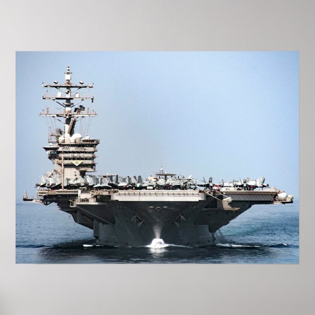 Poster USS Dwight D. Eisenhower (CVN 69) (Frente)