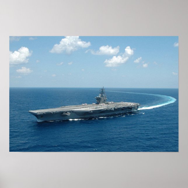 Poster USS Dwight D. Eisenhower (CVN 69) (Frente)