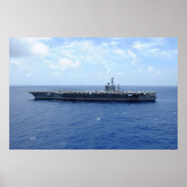 Poster USS Dwight D. Eisenhower (CVN 69) (Frente)