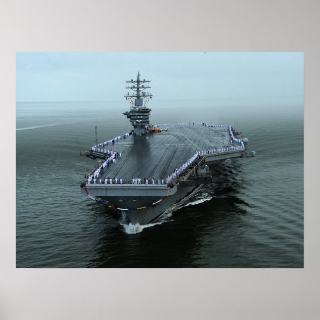 Póster USS Dwight D. Eisenhower (CVN 69) (Frente)