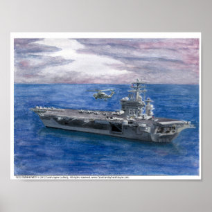 Poster USS EISENHOWER Art Print