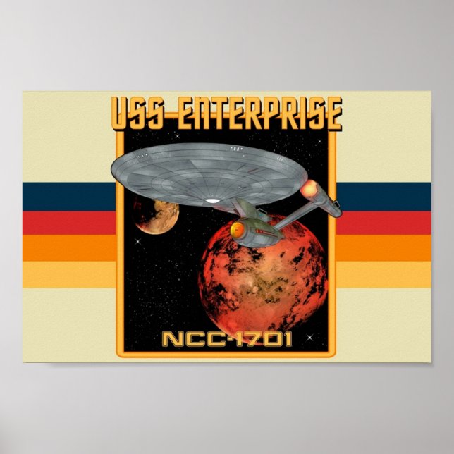 Poster USS Enterprise NCC1701 (Frente)