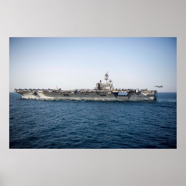 Poster USS George H.W. Bush (CVN 77) (Frente)