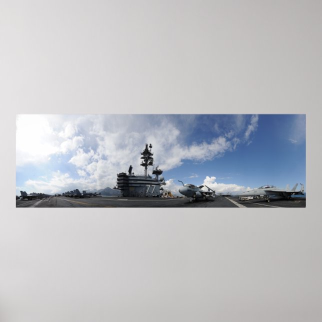 Poster USS George H.W. Bush (CVN 77) (Frente)