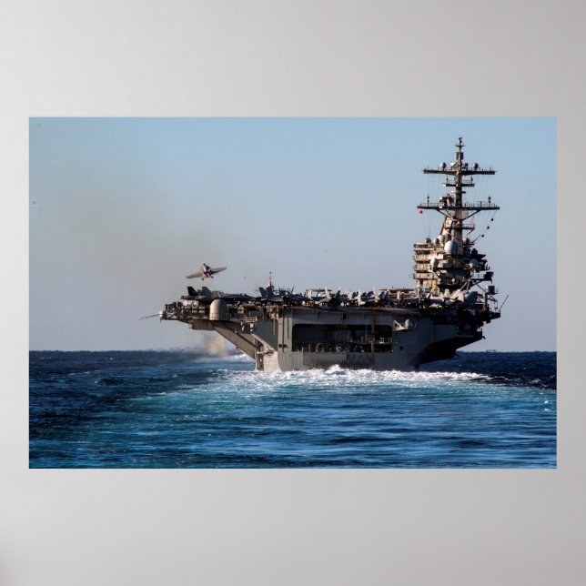 Poster USS George H.W. Bush (CVN 77) (Frente)