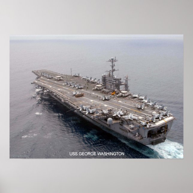 Póster USS George Washington (Frente)