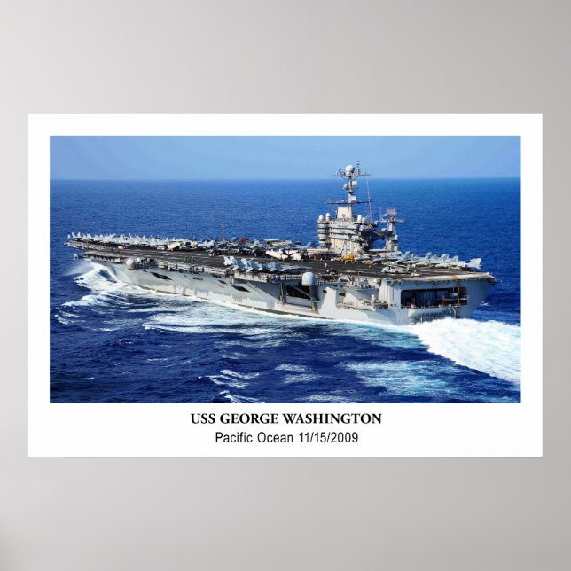 Poster USS George Washington (CVN-73) (Frente)