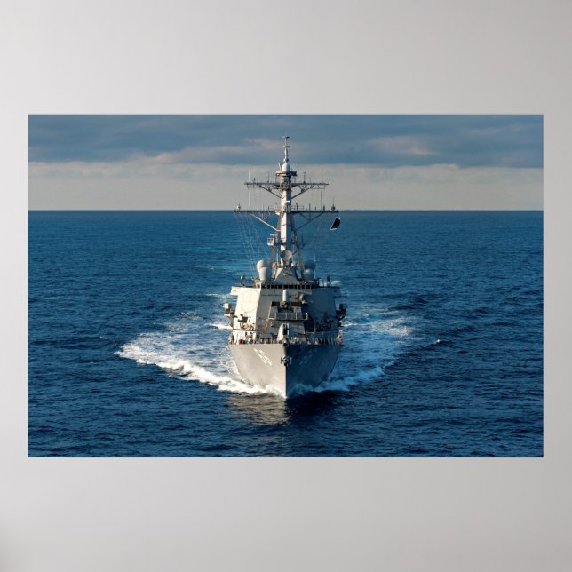 Póster USS Gonzalez (DDG 66) (Frente)