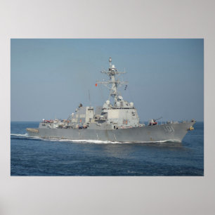 Póster USS Gridley (DDG 101)