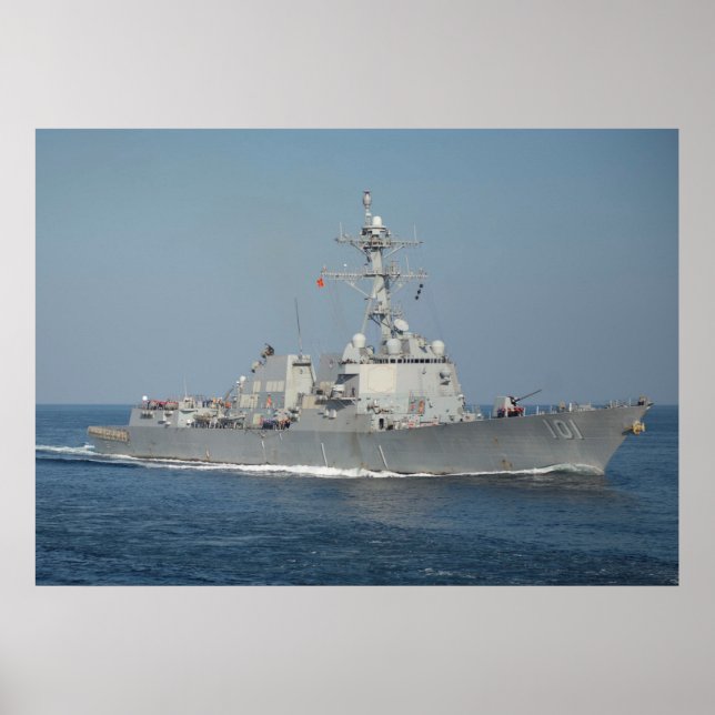 Póster USS Gridley (DDG 101) (Frente)