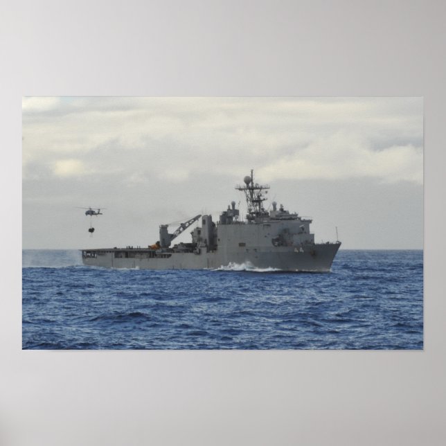 Poster USS Gunston Hall (LSD 44) (Frente)