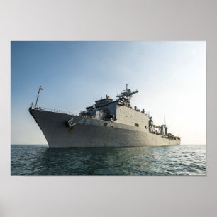 Póster USS Harpers Ferry (LSD 49)