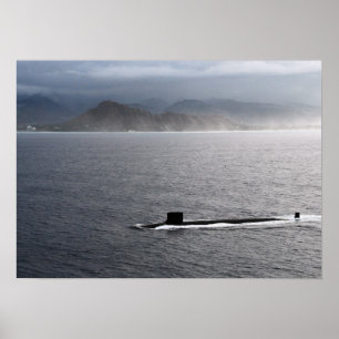Póster USS Hawaii (SSN 776)