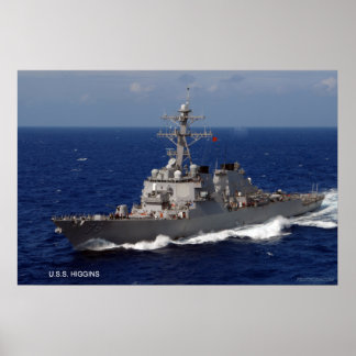 Poster USS Higgins (DDG 76)