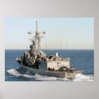 Póster USS Ingraham (FFG 61)