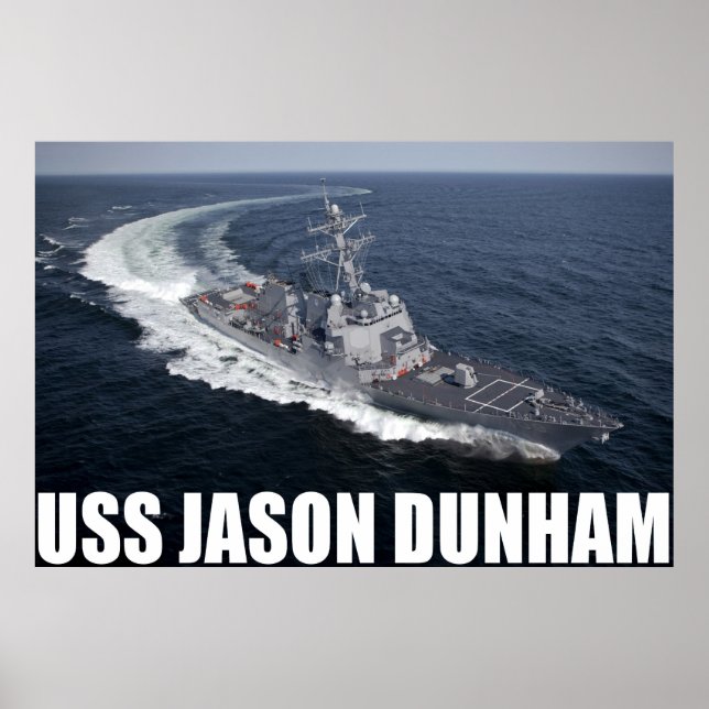 Póster USS Jason Dunham (Frente)