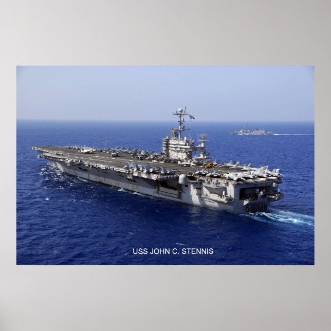 Poster USS John C. Stênis (Frente)