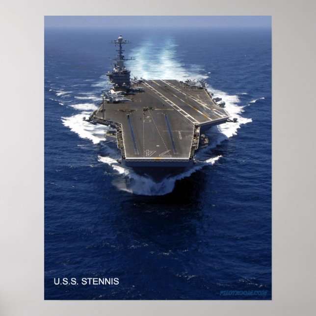 Póster USS John C. Stênis (Frente)