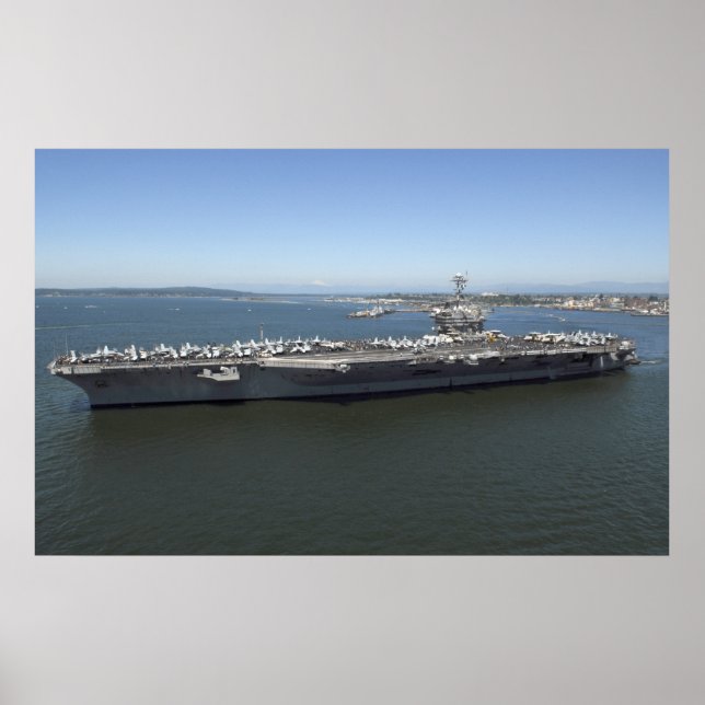 Póster USS John C. Stênis (CVN 74) (Frente)