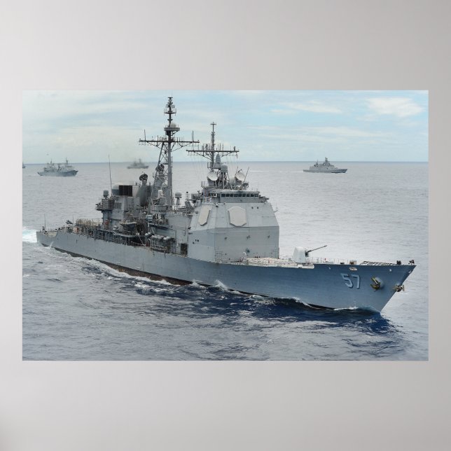 Poster USS Lake Champlain (CG 57) (Frente)