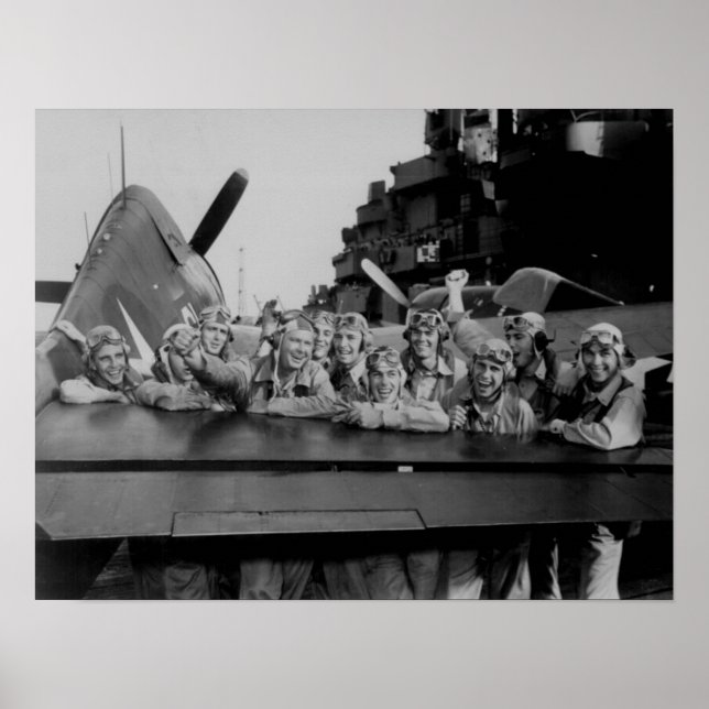 Póster USS Lexington (Frente)